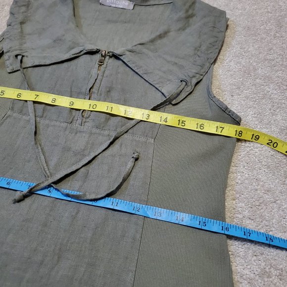 Pistache Gray Sleeveless Dress - Picture 12 of 14